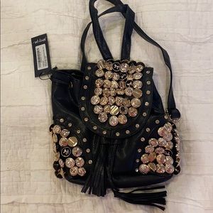Embellished backpack